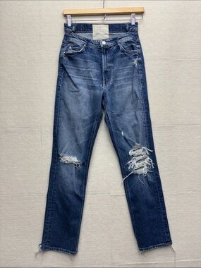 Mother the dazzler shift your treat or mine Distressed Blue Women's Jeans 26